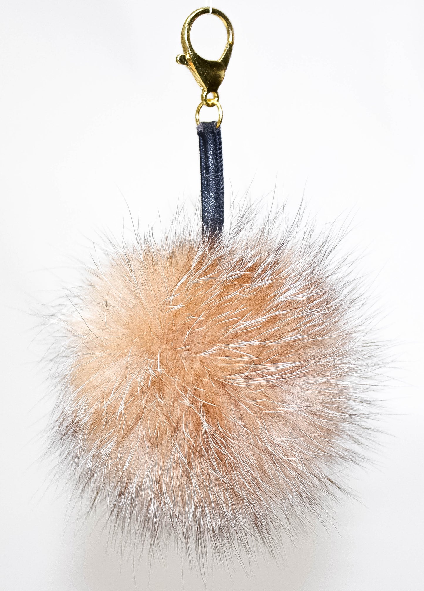Crystal fox fur Purse Charm