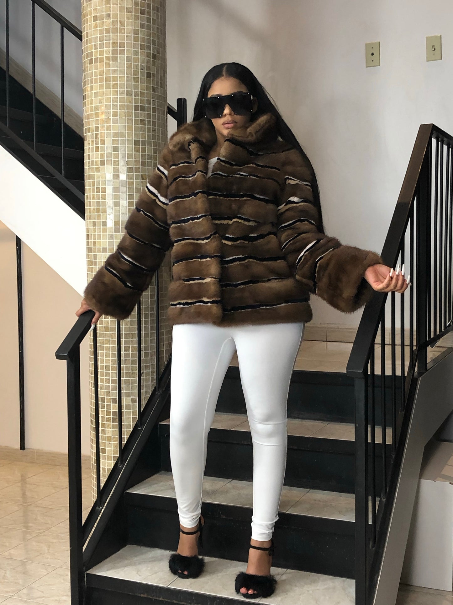 Pastel circular jacket