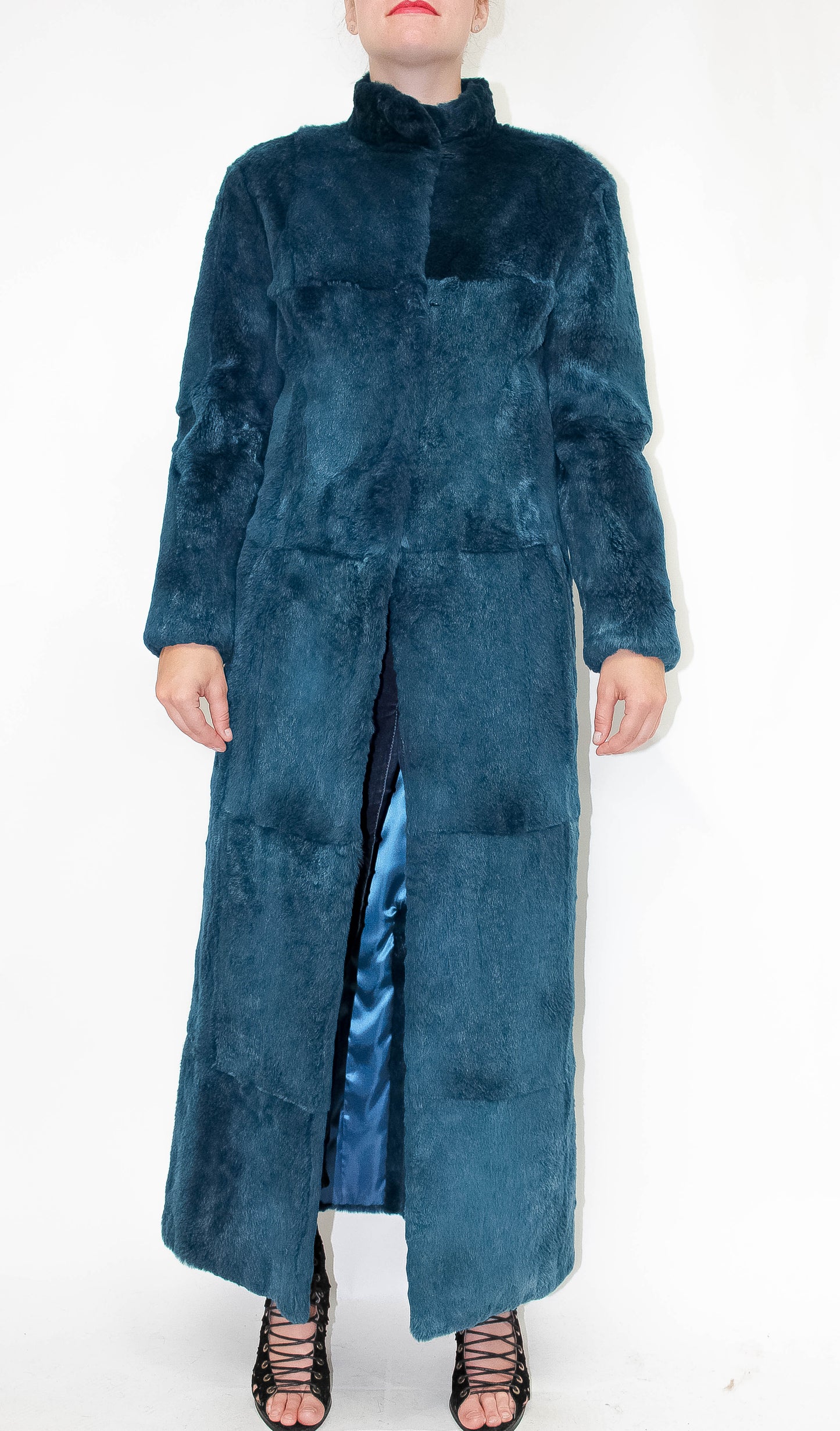 Turqoise Fur Coat